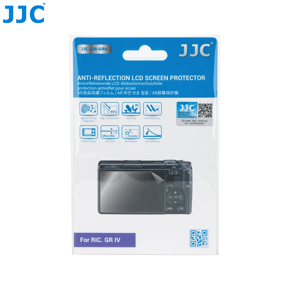 Ochraniacz ekranu JJC do aparatu Ricoh GR IV HDF GRIV GR4 GR IV Monochrome, twardość 9H, szkło hartowane, osłona ekranu odporna na zarysowania — zdjęcie produktu 2