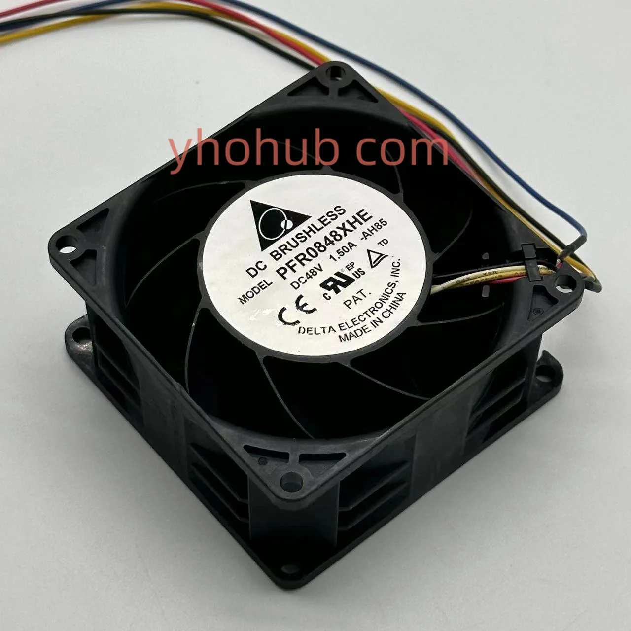 

Delta Electronics PFR0848XHE AH85 DC 48V 1.50A 80x80x38mm Server Cooling Fan