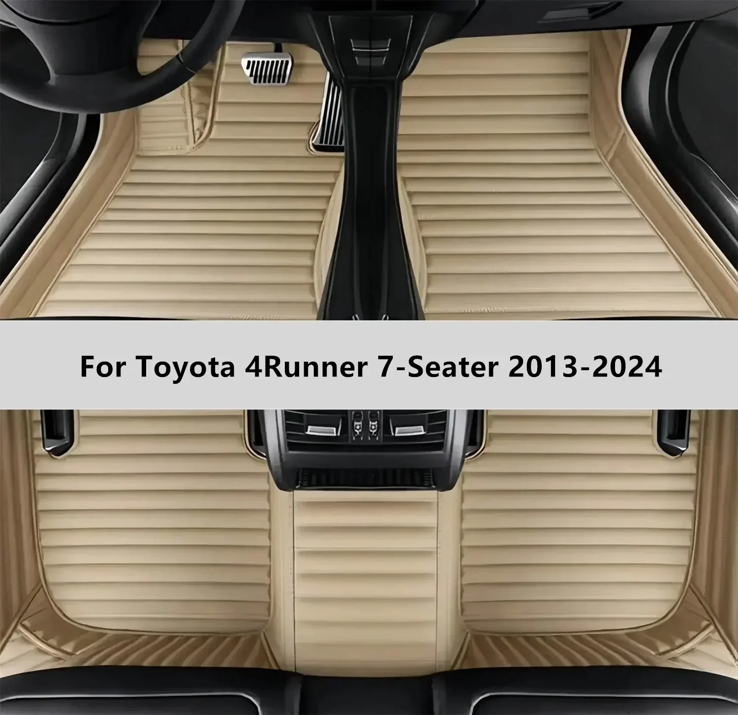 Custom Car Floor Mats For Toyota 4Runner 7-Seater 2013-2024 Floor Mat Car Mat Accessories Interior Accessories