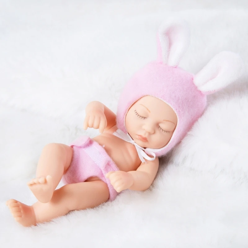 7in Baby Reborns Nurturing Realistic Handmade Full Body Silicone Reborns Toy Popular Parenting Game Gift