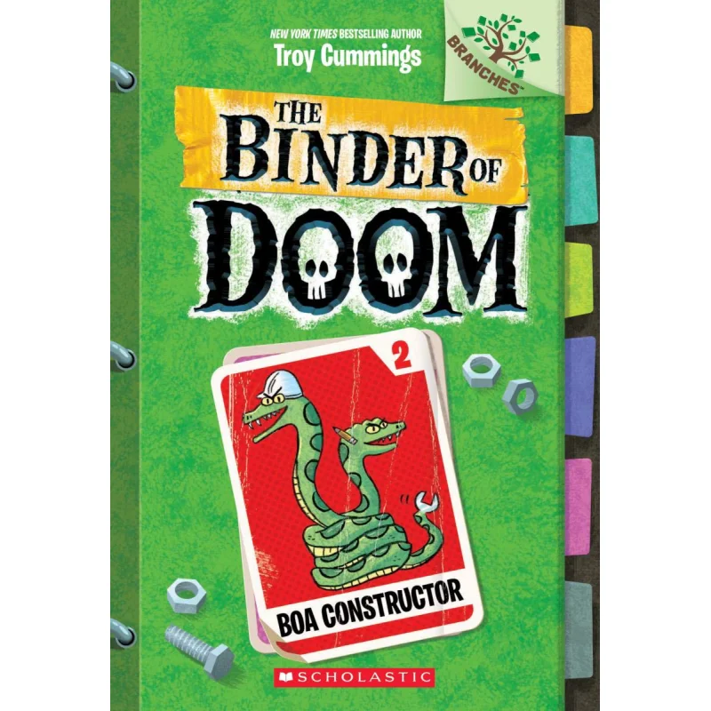 

The Binder Of Doom 02 Boa Constructor Troy Cummings SCHOs Domestic Selfoperated ZY 9781338314694 Book