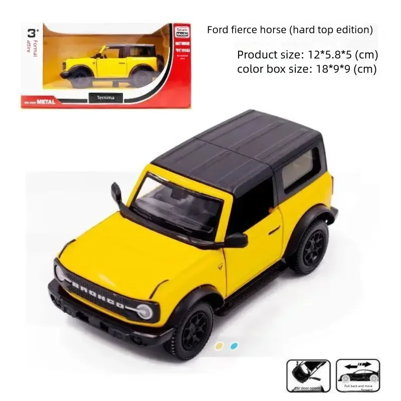 maketa-1-36-ford-bronco-azul-modelo-de-carro-em-liga-metalica-com-portas-abriveis-brinquedo-de-friccao-para-criancas-item-de-colecao-e-decoracao
