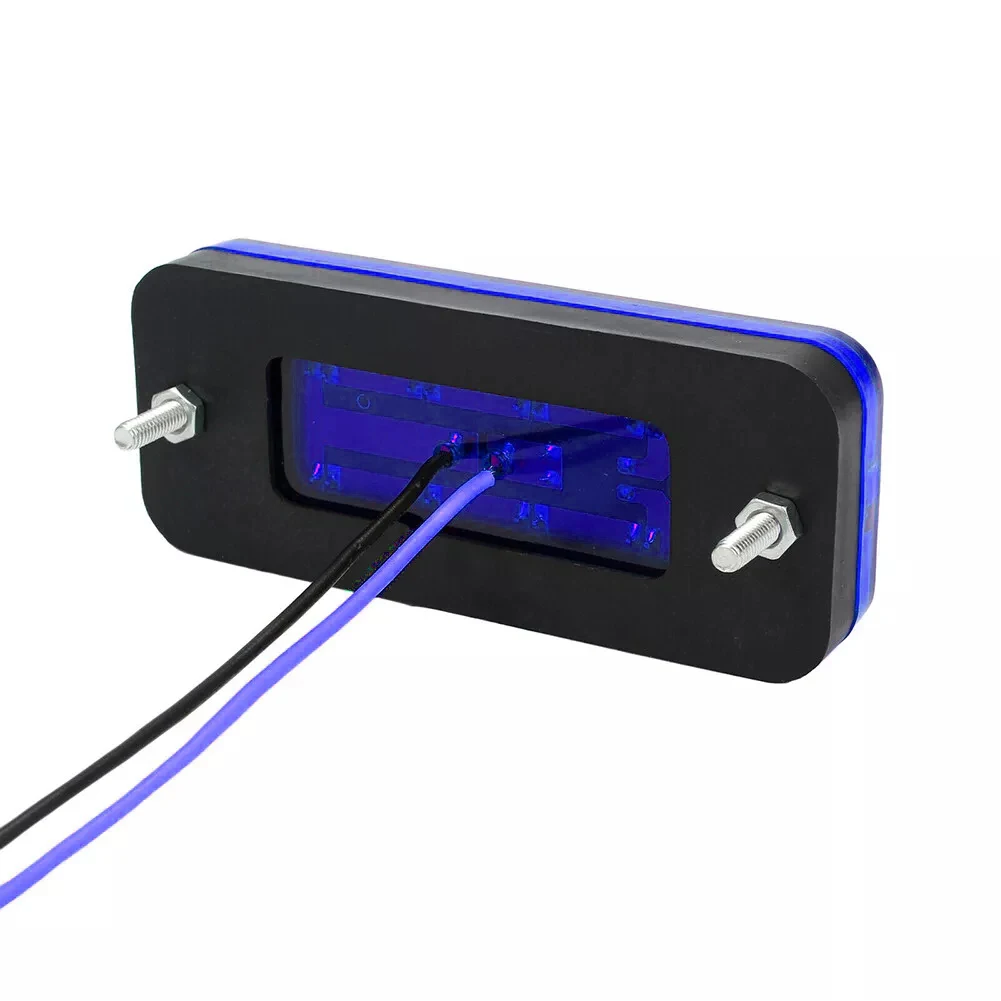 

2 шт. синий 8 светодиодный боковой габаритный фонарь, габаритная лампа 12 В, универсальный для автомобиля, грузовика, прицепа, грузовика, внедорожника, UTE, пикапа, лодки