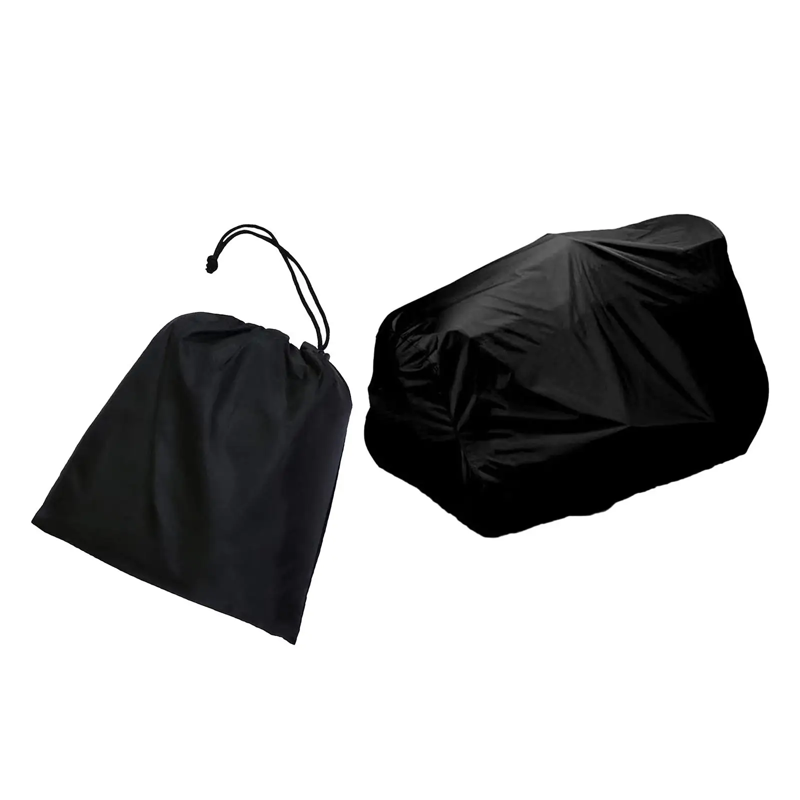 Universal Waterproof Lawn Mower Cover Premium 210D Oxford Cloth Riding Mower Dust Cover for Outdoor Use