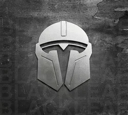 Applicable Tesla Model Y/3 car markers front markers metal logo Mandalorian helmet personalised modification accessories Y