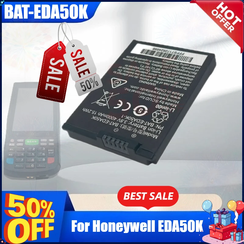 SWZY 4000mAh BAT-EDA50K BAT-EDA50 Replacement Battery for Honeywell EDA50 EDA50hc Scanpal EDA40 EDA50k Rechargeable Scanpal Batt