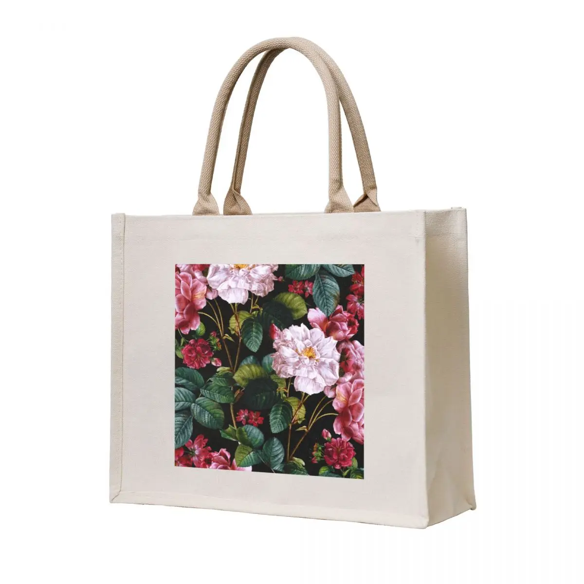

Red Floral Garden Tote Bag Women's shopping bag cute tote bag Women's shopper Shopper