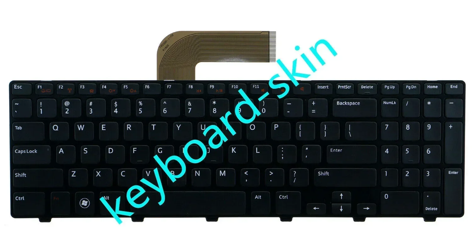 New US Keyboard Black For Dell Insprion 15R N5110 M5110 M511R M501Z MP-10K73US-442 4DFCJ 04DFCJ NSK-DY0SW V119625AS laptop