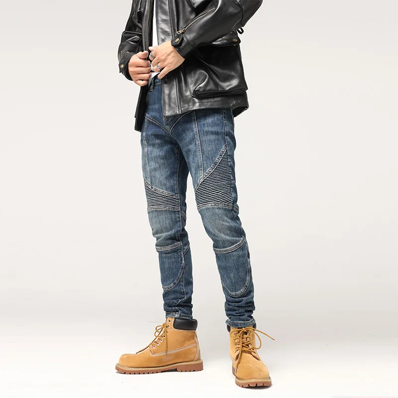 Men's Jeans New Spring Autumn Stretch Jeans Men's Pencil Pants Slim Long Denim Pants Men Fashion Trend Streetwear Men