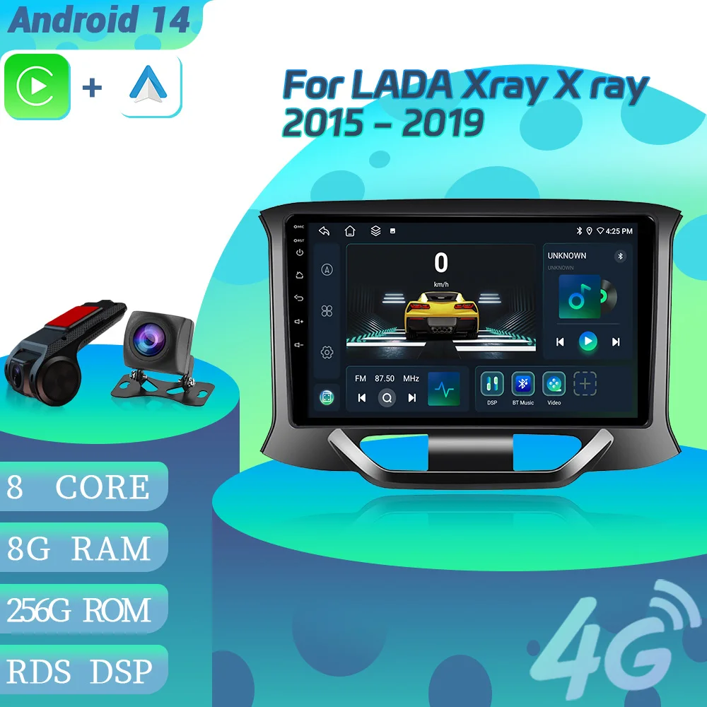 

Android 14 For LADA Xray X ray 2015-2019 Car Radio Multimedia Navigation Auto Intelligent Wireless Carplay Touch Screen Stereo