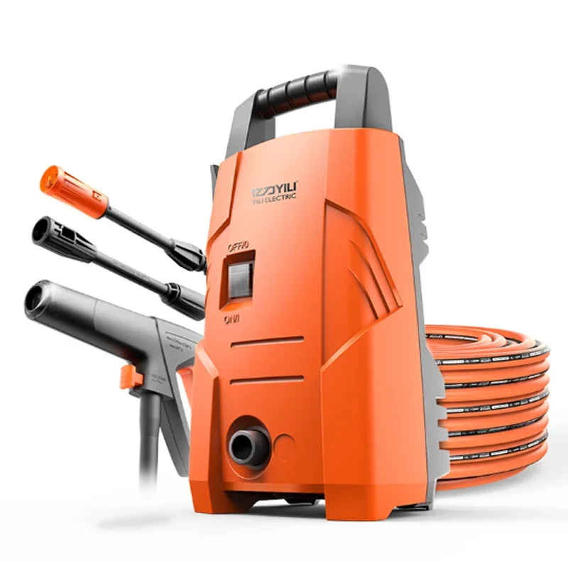 Lavatrice per auto domestica pompa acqua automatica per uso domestico ad alta pressione lavatrice per auto pistola ad acqua macchina per la pulizia pompa per lavaggio auto portatile