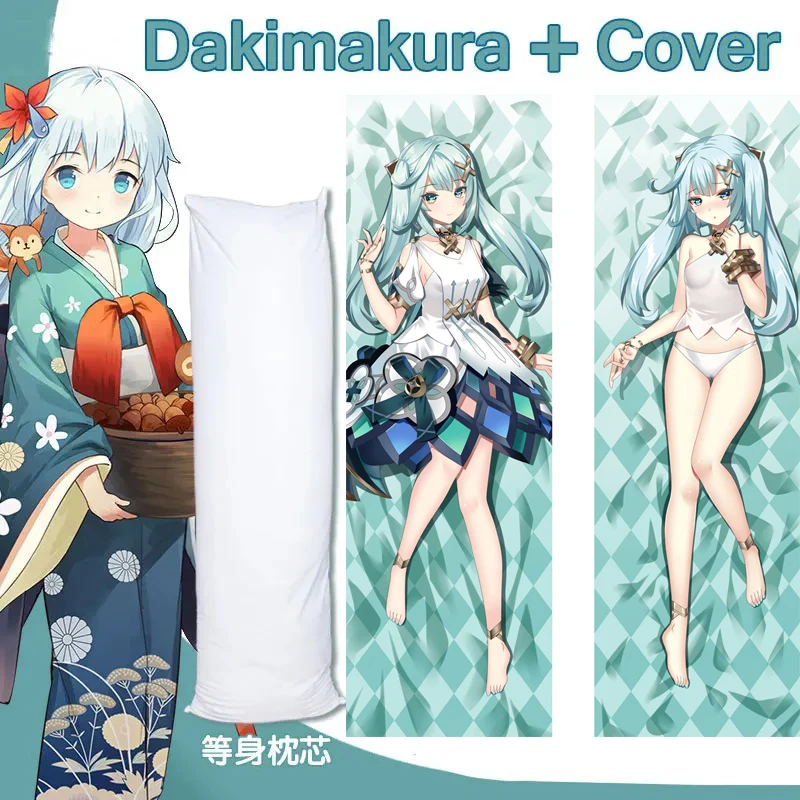 

Genshin Impact Faruzan аниме Dakimakura игра Waifu вставка подушка для тела обнимающая кровать для сна 150X50 см длинная подушка для свадьбы