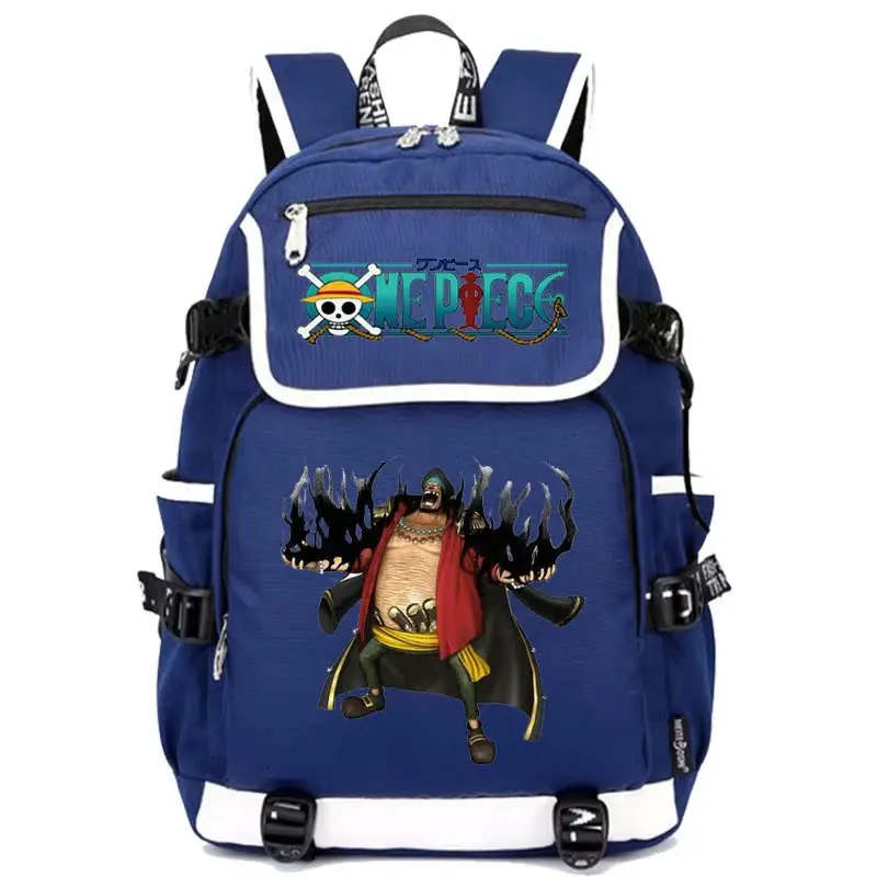 One Piece New Student Schoolbag Cartoon Casual and Lightweight Large Capacity Waterproof Stain-Resistant Shoulder Backpack