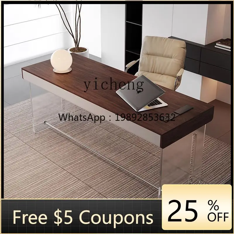 

UU antique floating desk modern simple light luxury study home dressing writing desk integrated table