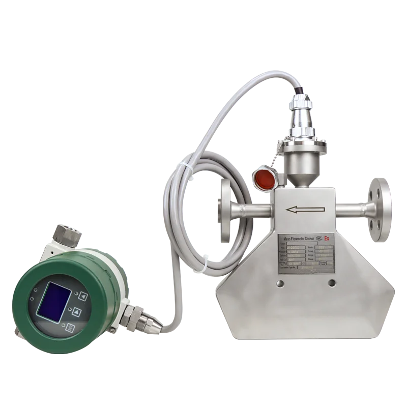 High Viscosity Oil Mass Flow Meter LCD Display Coriolis Liquid Mass Flow Meters