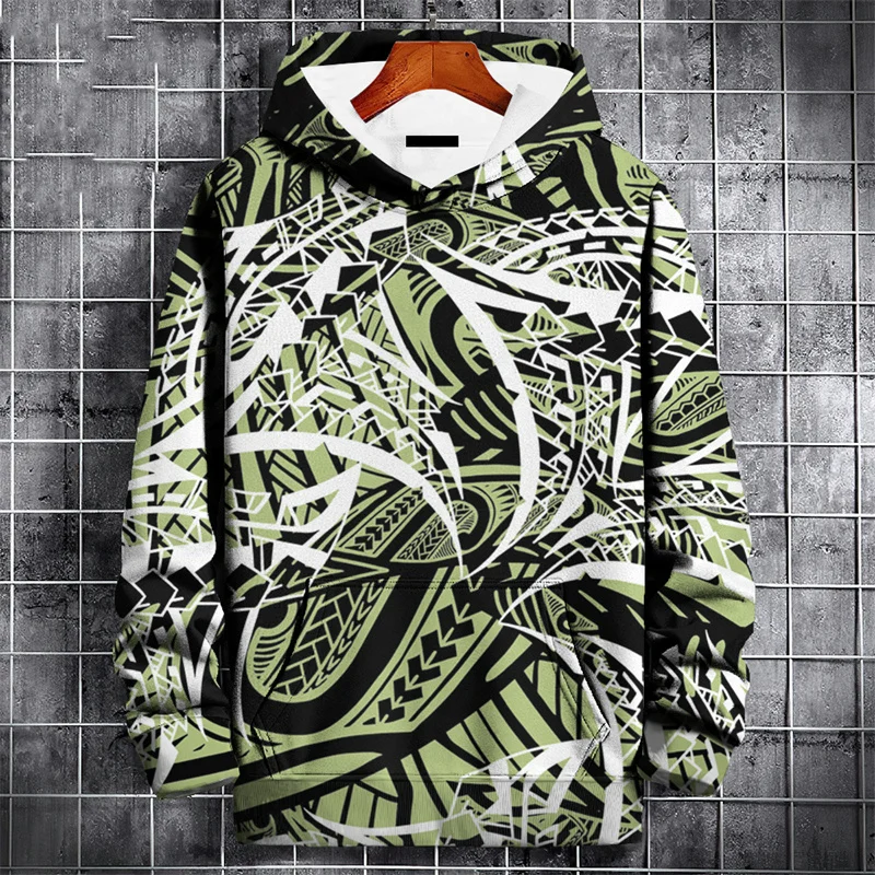 3D Printed Exquisite Hoodies For Men Colorful Complex Graphic Sweatshirts Casual Oversized Pullovers Unisex Long Sleeves Tops