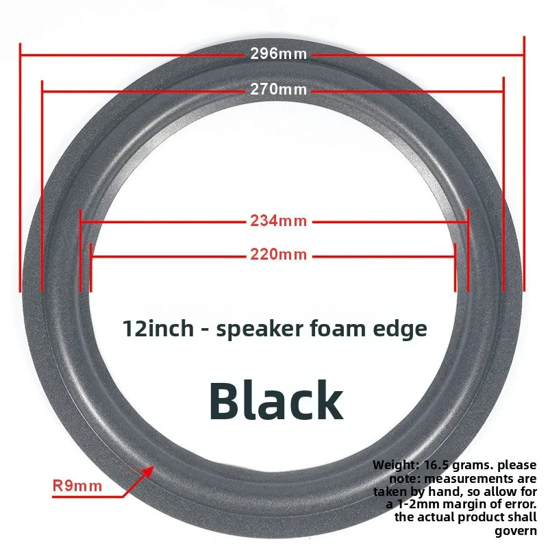 MW Audio 2PCS luidspreker schuimrand 4"-15", woofer rand reparatie sponsringset