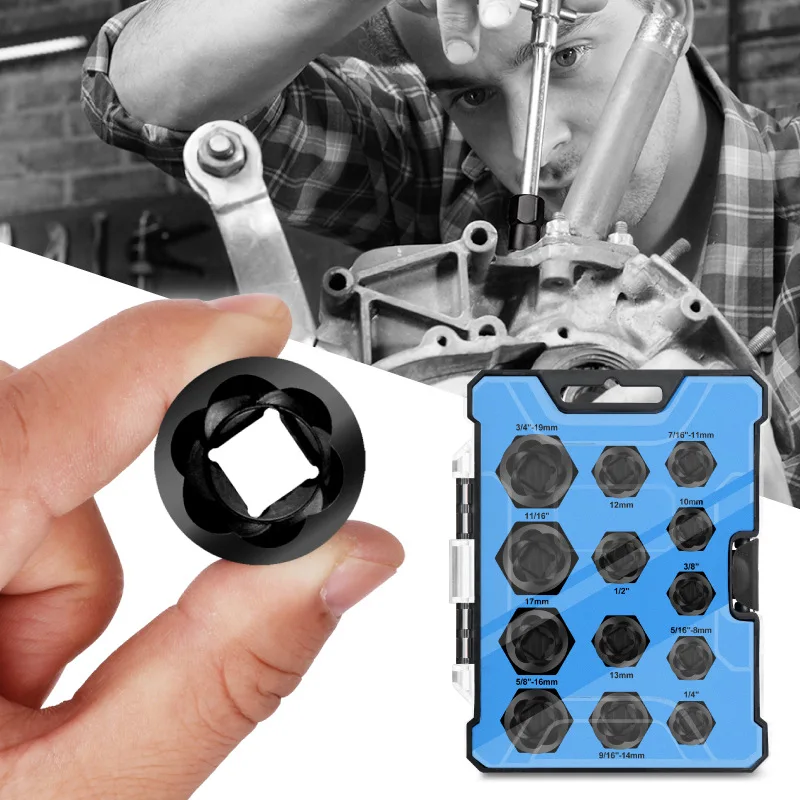 

Nut remover Damaged anti-theft screw Removal Rogue anti-tooth sleeve Rusty broken wire remover Auto repair tool
