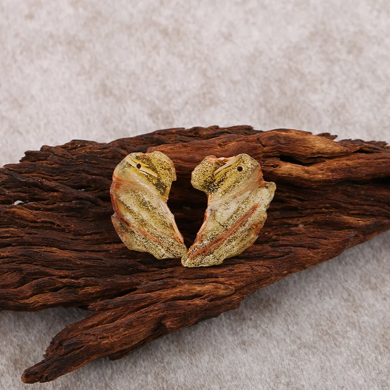 B&F Yellow Opal Earring Beads for Jewelry Making, Handmade Natural stones beads, Stones for jewelry Making Supplies