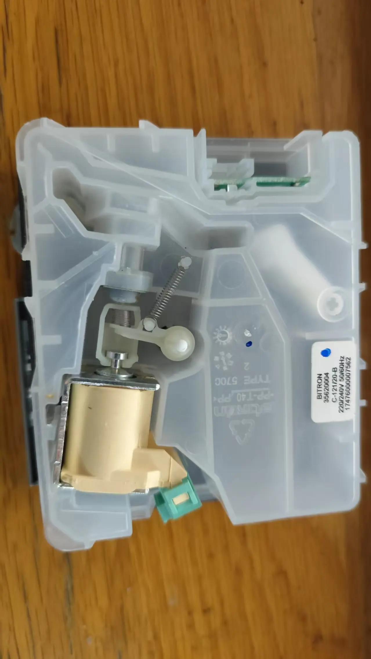 Suitable for Midea dishwasher dispenser universal RX600 buckle 12VDC 16.3 17476000011606 cleaning box view 3
