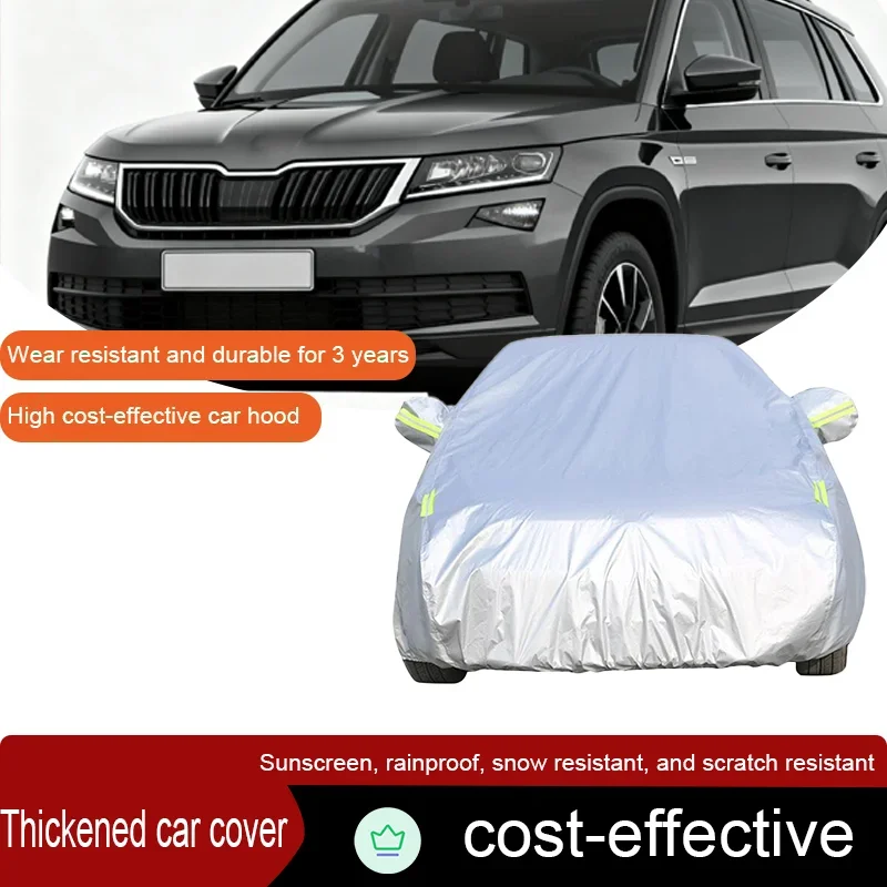 

Suitable for Skoda Kodiaq 2017-2025 Full Car Set SUV Outdoor Sunscreen, Rain and Snow Dust Cover Sunscreen, Thickened Car Cover
