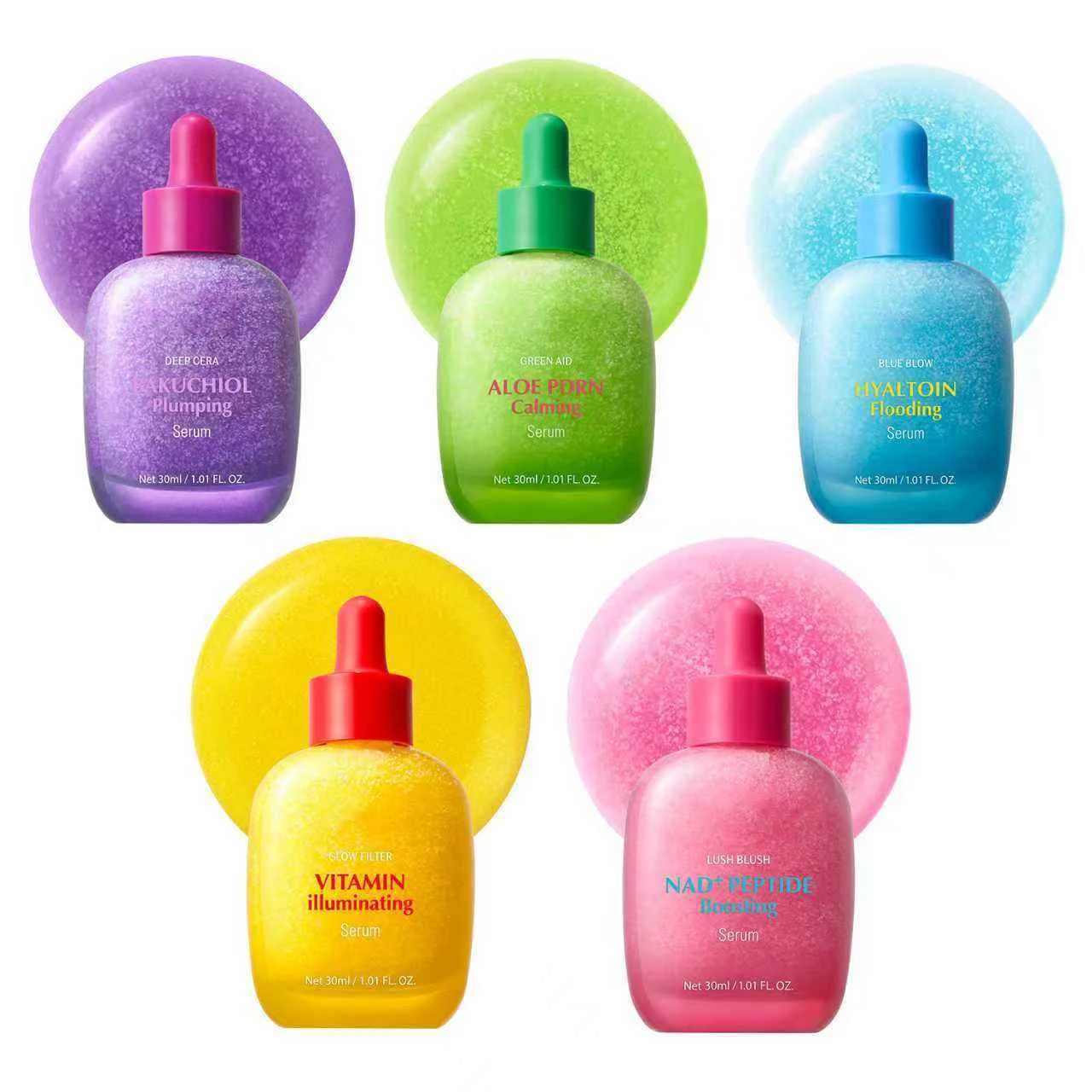 

Bakuchiol Volumizing Liquid Serum Anti-Aging Face Product for Skin Firmness Elasticity Essential Green Tea Skin Anti-Wrinkle