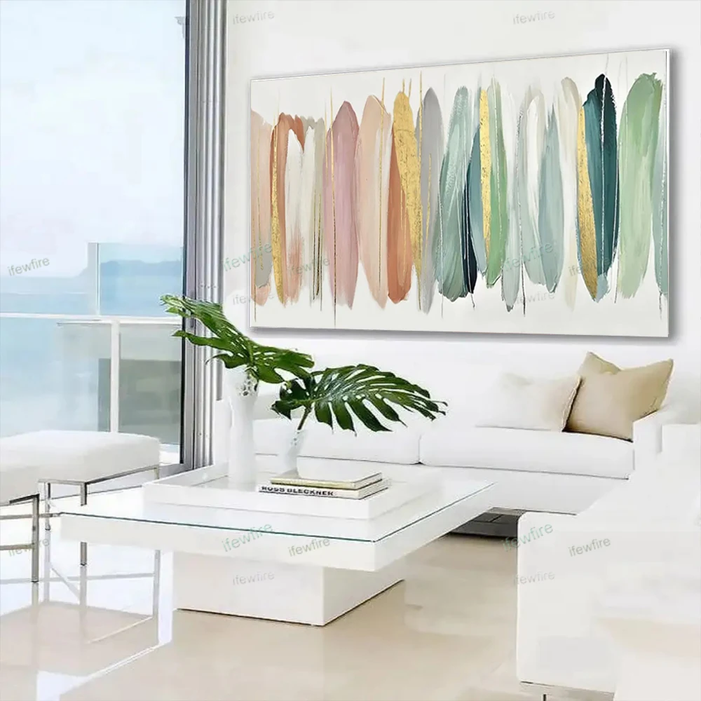 

Thick Palette Knife Color Block Visual Abstract Oil Paintings On Canvas Handmade Wall Art Picture For Home Interior Decor Mural