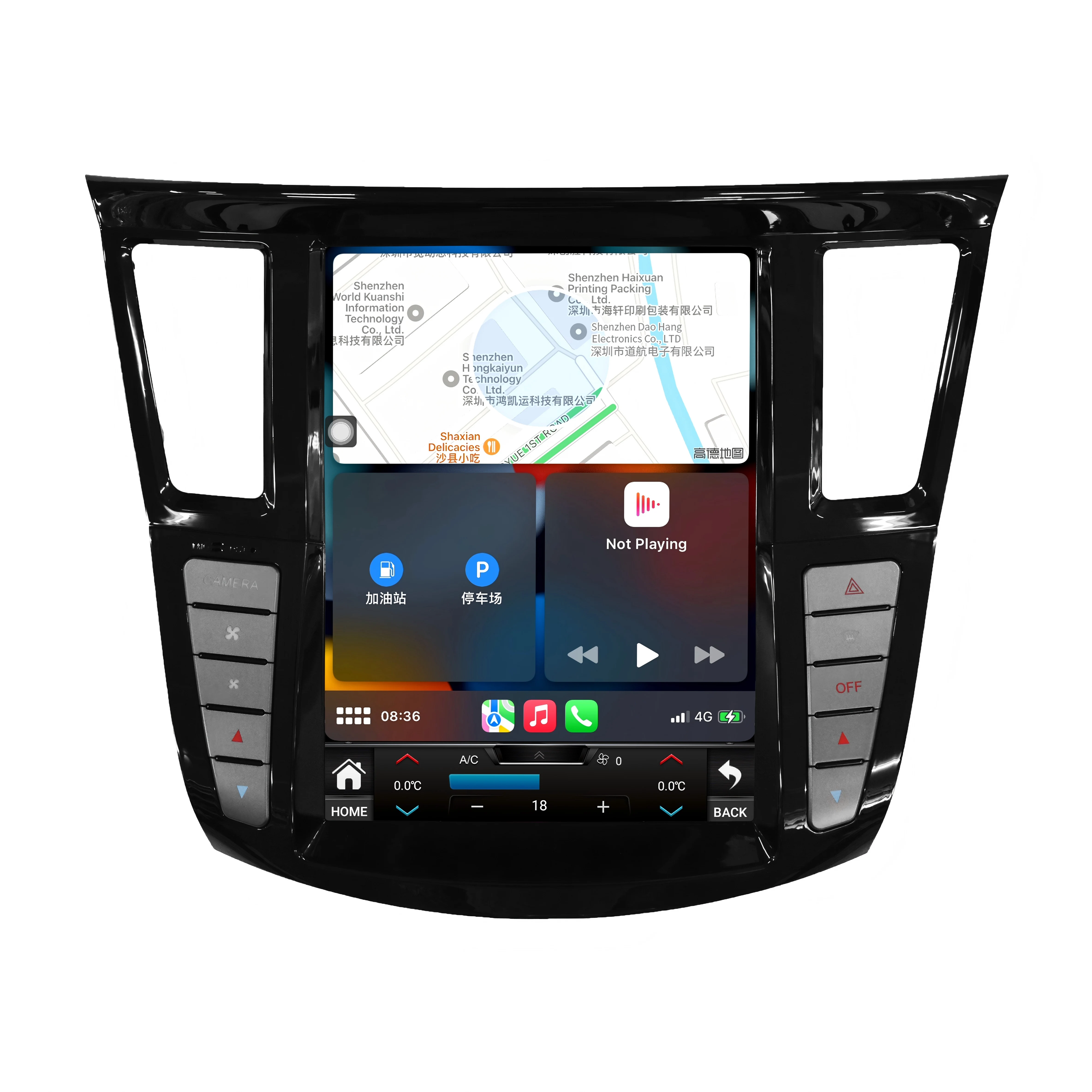 For Infiniti QX60 2011-2019 Android Screen Multimedia Player Wireless CarPlay Android Auto GPS Navigation RTS