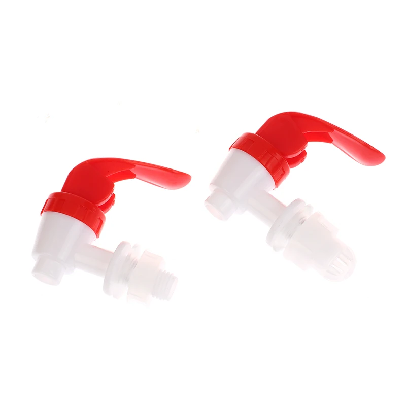 1pc New Plastic Water Dispenser Tap Thread Dia Bottled Water Dispenser Spigot Faucet Bibcocks 2 Sizes