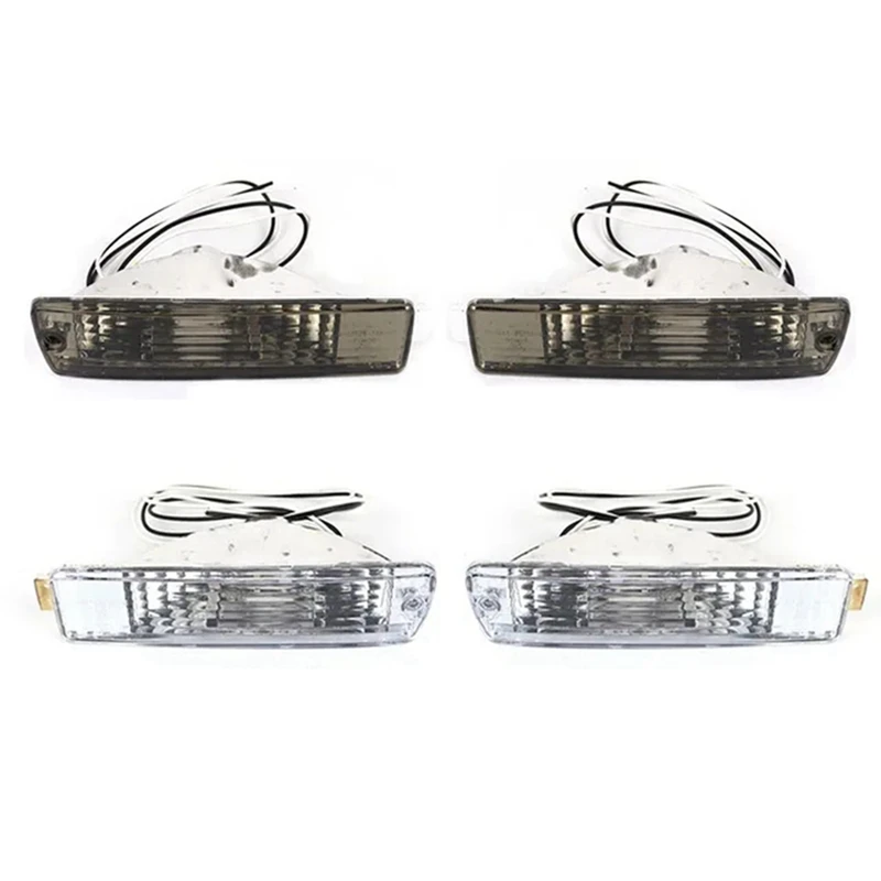 Front Turn Signal Bumper Luz Indicadora com Arnês, Lâmpada para Volkswagen, VW Golf 2, MK2, Jetta 2, MK2, 1980-1992, 1 Par