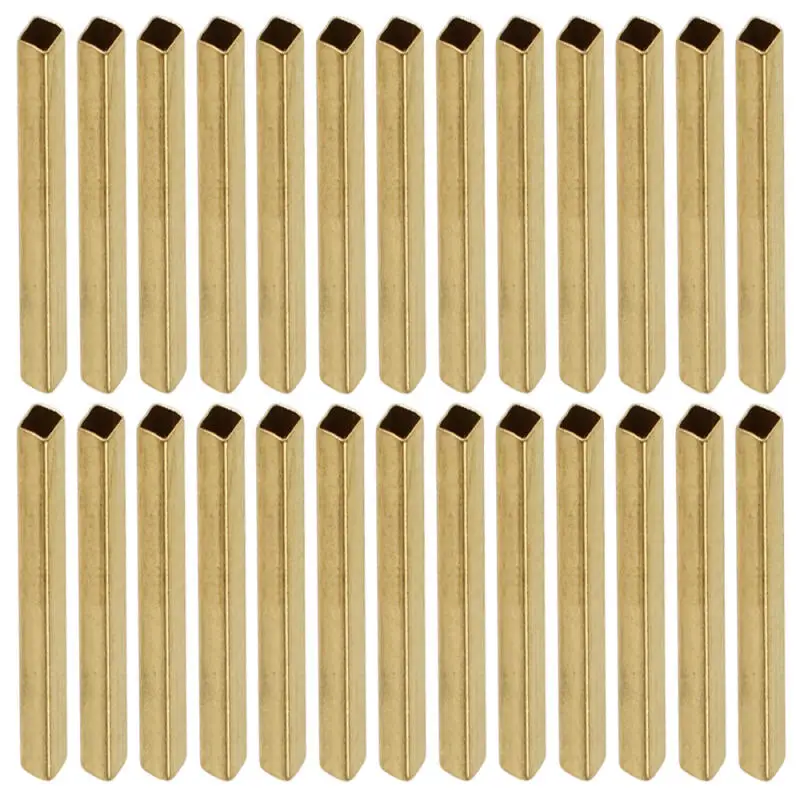 1/3 قطعة أنبوب مربع نحاسي طول 250 مللي متر قطر 6/8/10/12/14/16/18/20 مللي متر أنبوب مربع مجوف من النحاس أجزاء أداة قطع الجدار