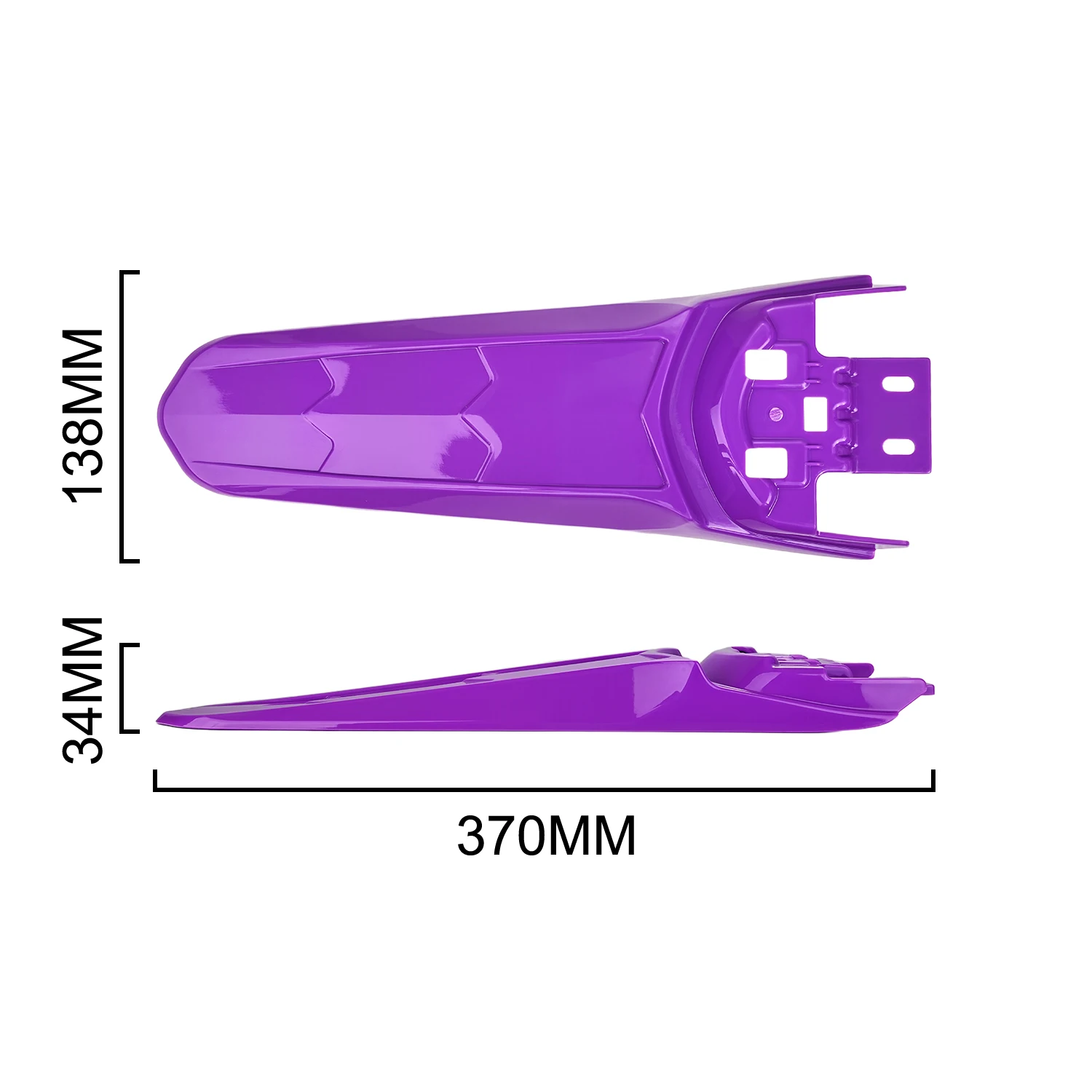 For Surron Light Bee X S Rear Fender Mudguard Lengthening Longer Tail Protector Motorcycles Parts Plastic Electric Dirt Bike
