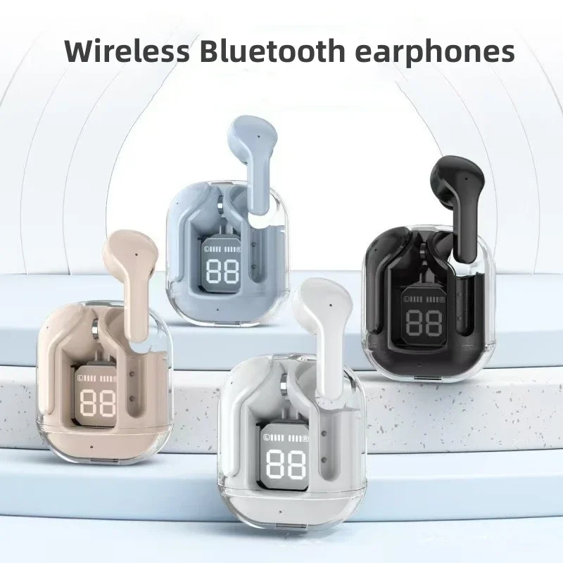 NEW Air31 Wireless Bluebooth Headphones TWS Earphones ENC  LED Power Digital Display Stereo Sound Headset