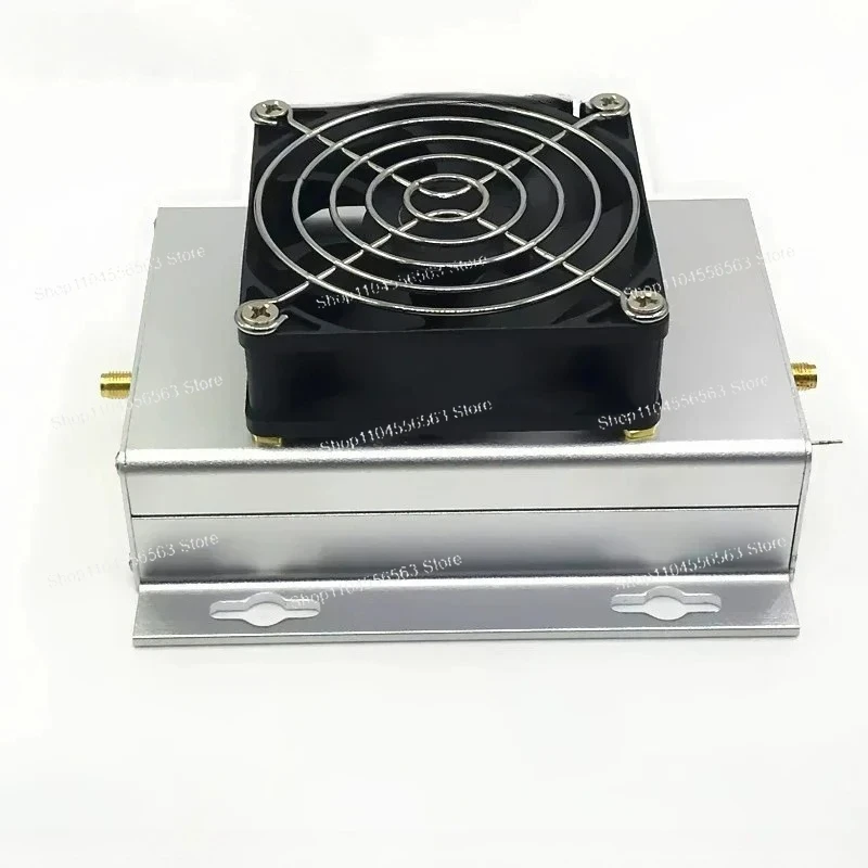 Broadband RF Power Amplifier 45-650MHz 10W with SMA Female Connector for Radio Communication and Test Equipment