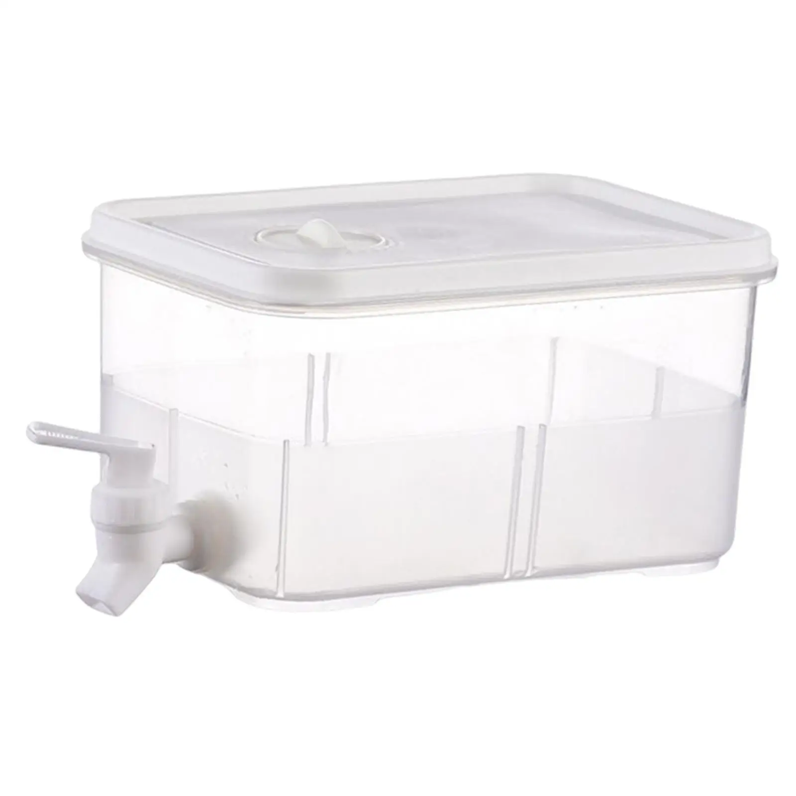 Cold Kettle with Faucet in Refrigerator for Fridge, Fruit Teapot Lemonade Bucket Drink Container for Fridge or Outdoor Use