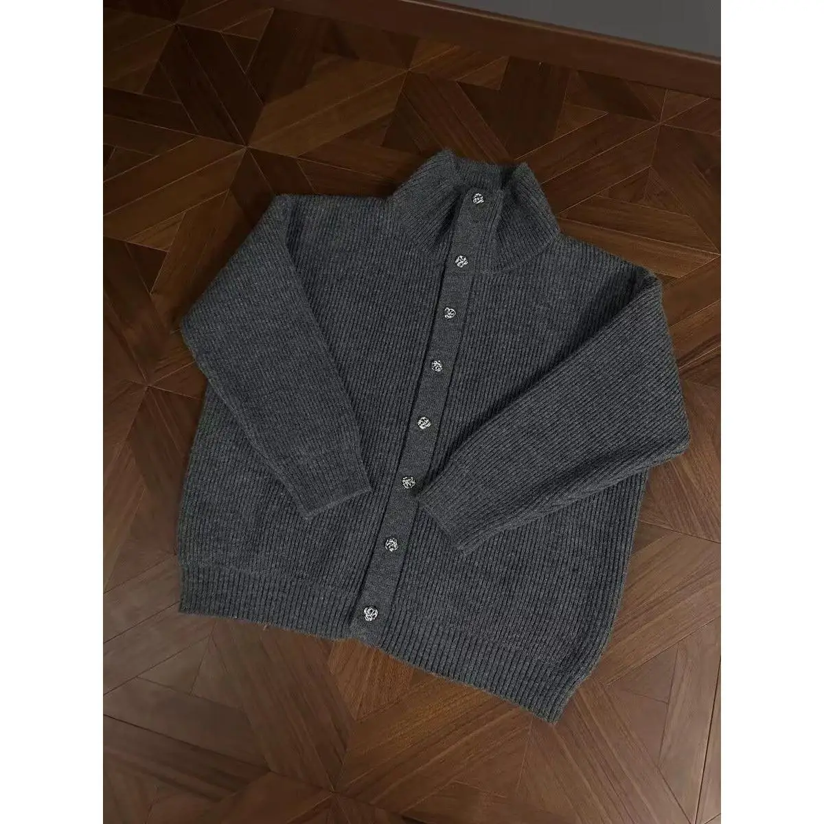 

Осень-зима, вязаный свитер с v-образным вырезом, кардиган, мужская цветная повседневная верхняя одежда, мягкий полиэстер, длинная застежка-молния све