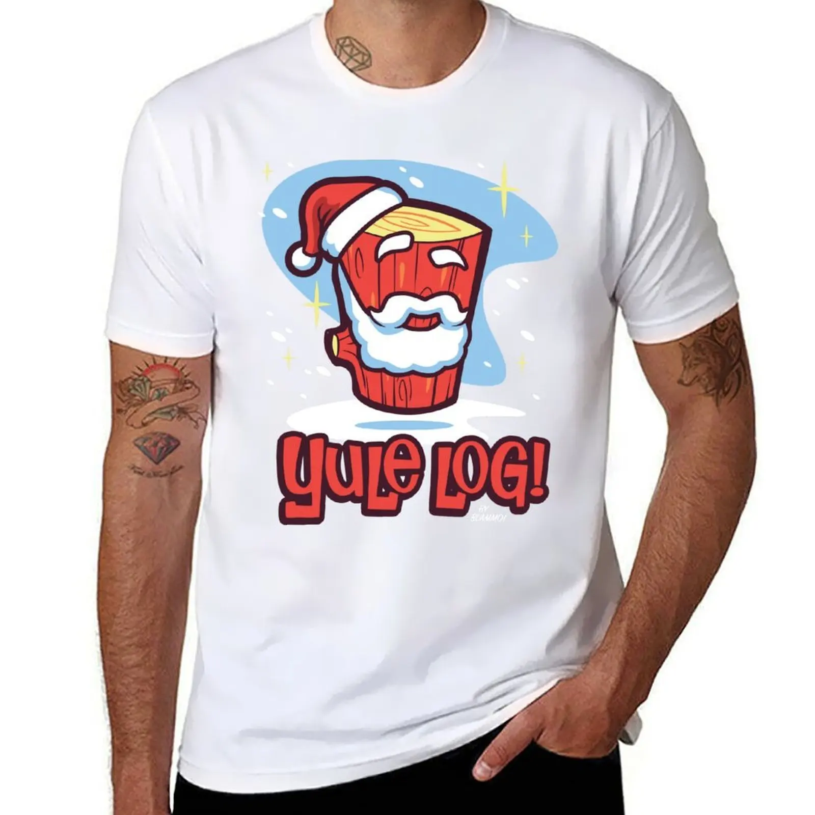 

Yule Log! T-Shirt t shirt man luxury t shirt man cotton man t shirt cotton high quality T-Shirt