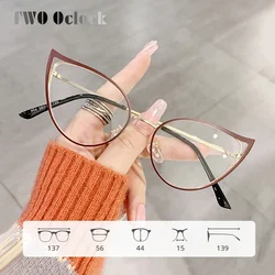 Vintage Cat Eye Glasses Frame Female Eyeglasses Frame For Women Luxury Anti Blue Light Glasses Lady No Prescription Optic Frame