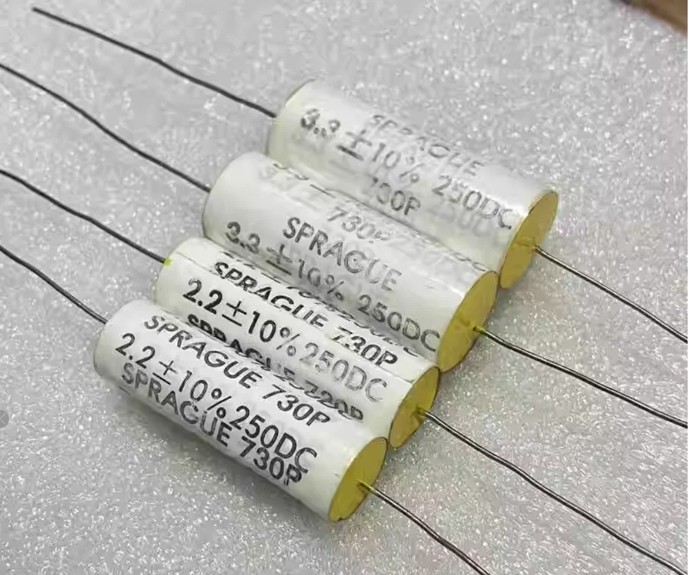 4PCS/LOT SPRAGUE 250v2.2uf  MKP 730P copper pin audio coupling capacitor