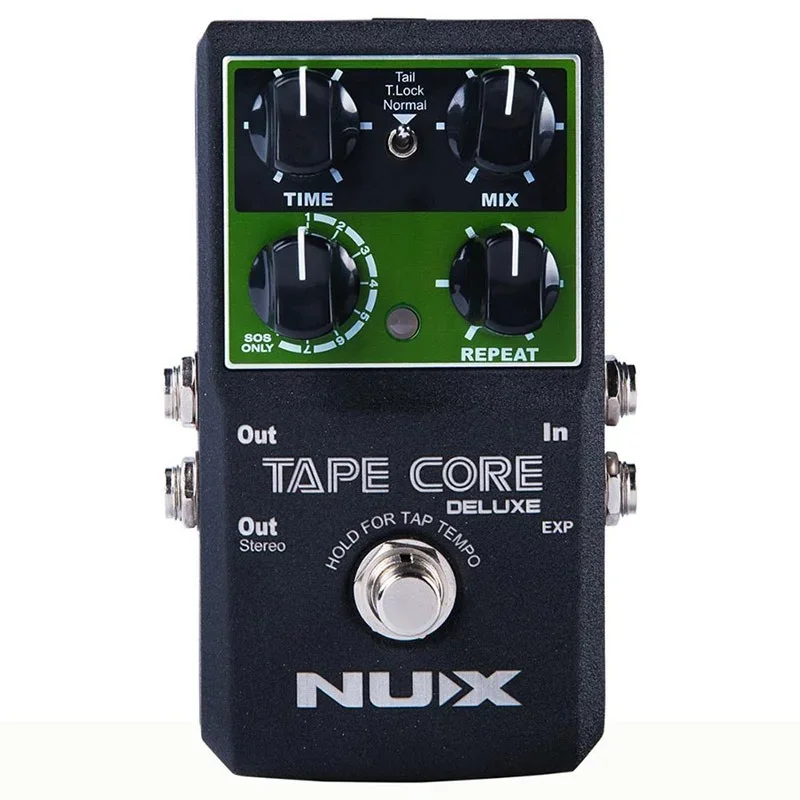 NUX Tape Core Deluxe Classic Tape Echo Tone Delay  Pedal 7 Modes for Guitar Pedals Natural Sound Decay Modulation