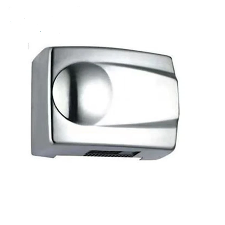 

HY-1029A Бытовая техника, железная автоматическая инфракрасная сушилка для рук с матовым никелем для отеля