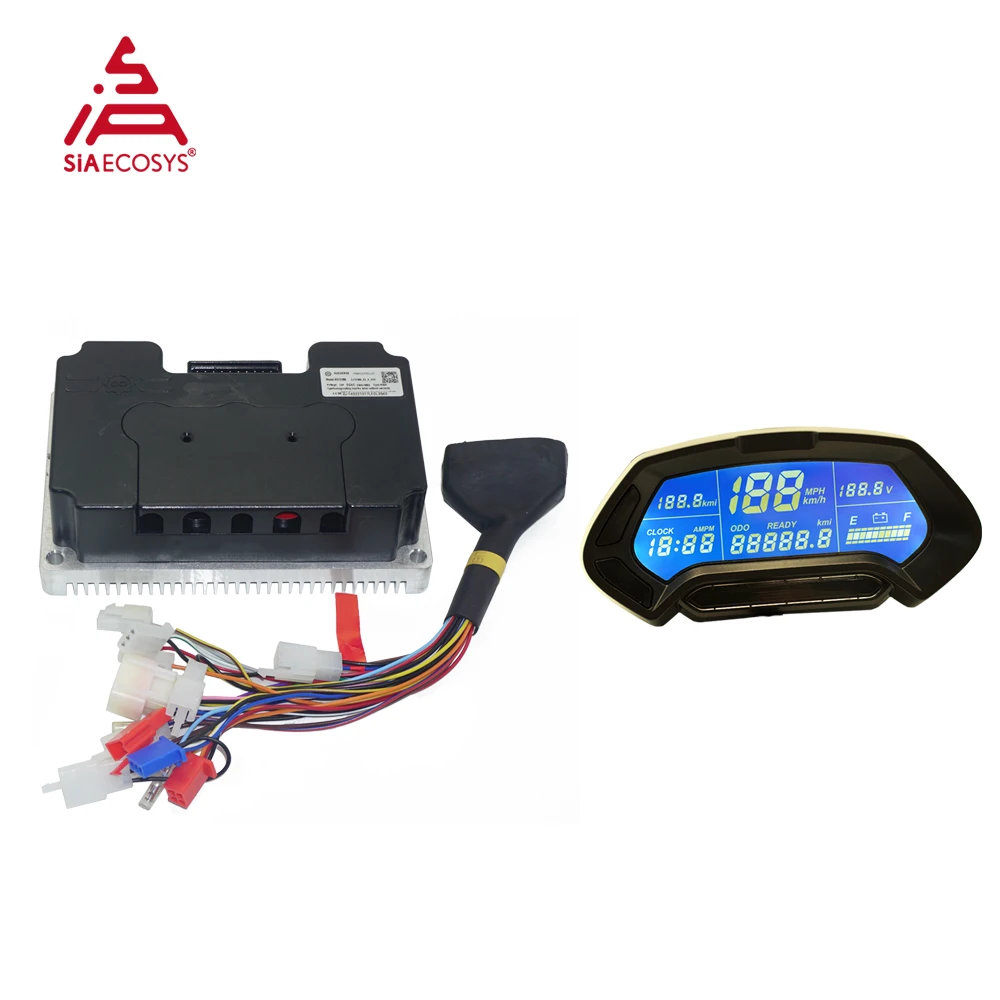 ND72680 680A Peak Electric Motorcycle Controller Programmable Bluetooth 72V with CT-22 LCD Display for E-bike E-Scooter