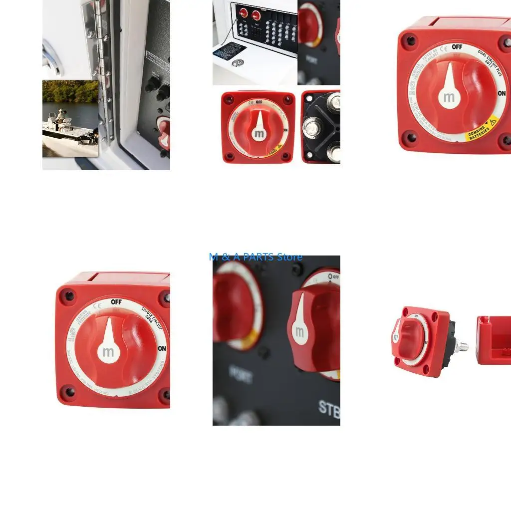 U1JF 2/3/4 Position 12V-48V 300A M-Series Waterproof Ignition Battery Isolator Switch