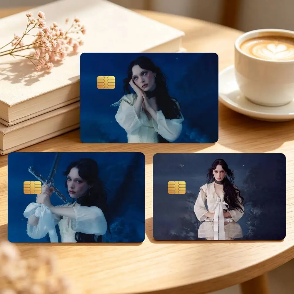 Singer H-Holly Humberstone Cruel World Credit Card Skin Stickers For Bank Bus Metro Cards Waterproof Anti-Scratch Gift 4PCS