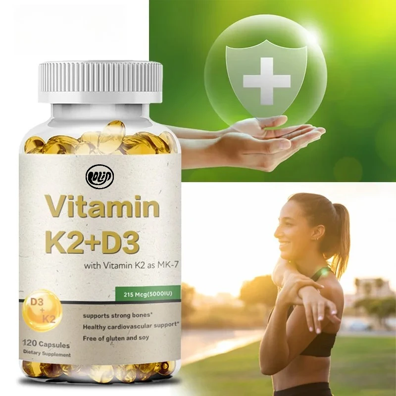 

Vitamin K2 + D3 Supplement - Support Immune Health and Immune Cell Balance, Healthy Bone and Joint Structure