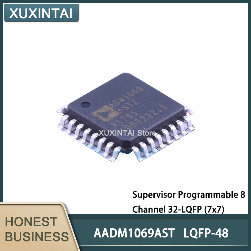 5Pcs/Lot   New Original ADM1069AST ADM1069  Supervisor Programmable 8 Channel 32-LQFP (7x7)