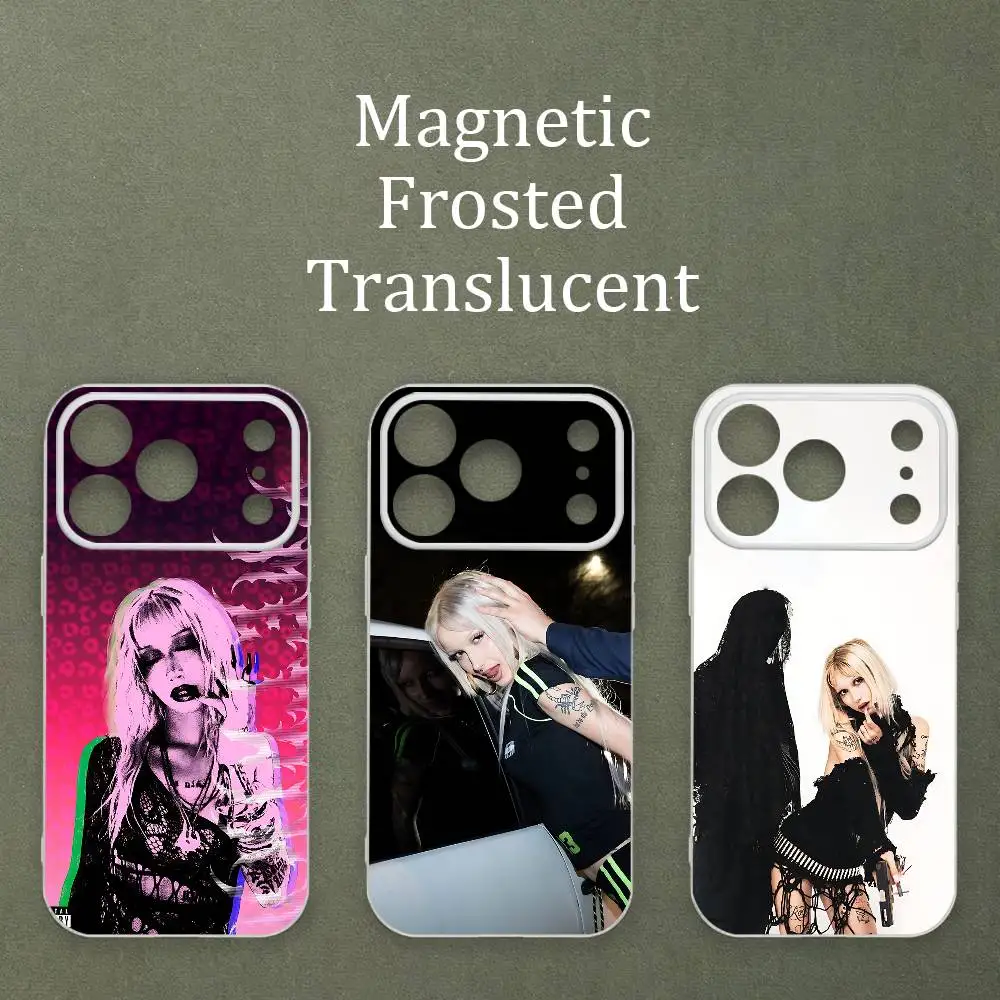 

Rapper Metrika Magnetic Matte Semi Clear Soft Case For MagSafe Shell iPhone 11 15 17 16 12 14 13 Pro Max