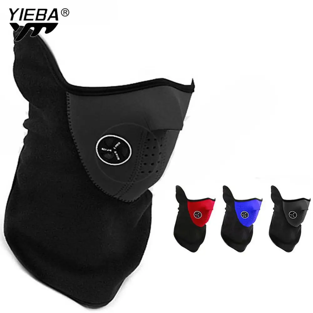 warm face mask new style motorcycle windproof mask outdoor sports warm ski caps bicycle bike balaclavas half face mask