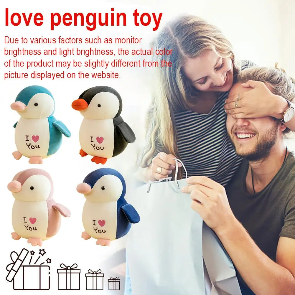 Children's Plush Toys Cute Little Penguins Soft Animals Toys Cartoon Gifts Plush Children's Pillow Pads Birthday Dolls Girl X2a1