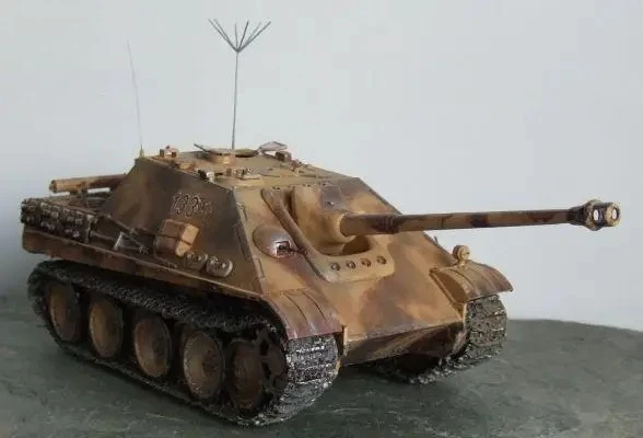

German Jagdpanther Cheetah Tank Destroyer Military Model 3D Paper Model DIY Manual Toy